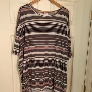LuLaRoe Irma Top - L - Striped